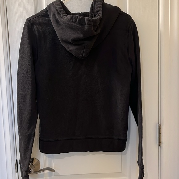 Pink By Victoria’s Secret Hooded Zipper Sweat Jacket Size S Black - Picture 3 of 5
